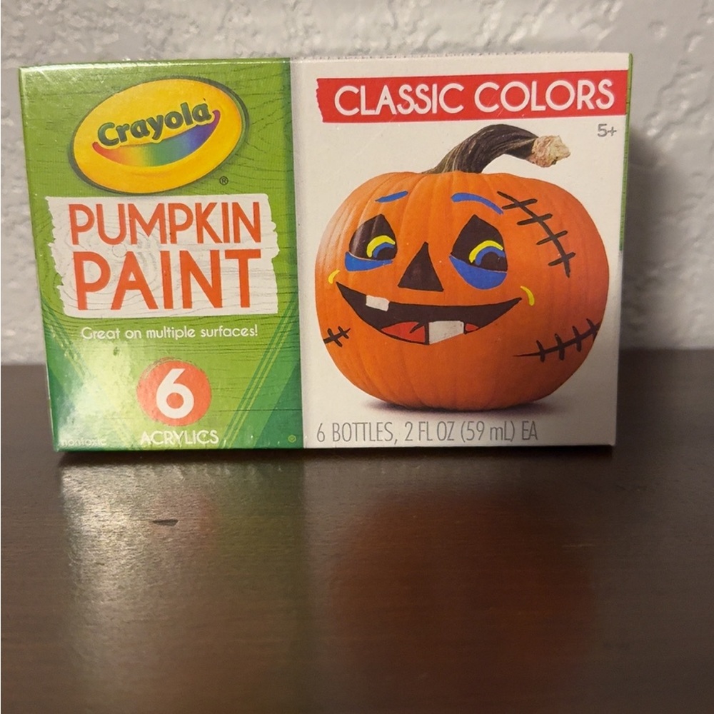 Crayola Pumpkin Paint Set - Vibrant Classic Colors